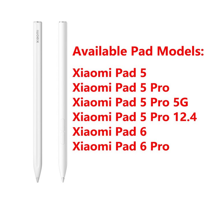 태블릿 펜샤오미 스타일러스 펜 2세대 240Hz 152mm 드로잉 필기 스크린샷 태블릿 스마트 미 패드 5  6 Pr