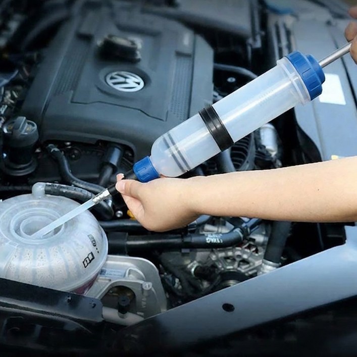 아이레노 1.5L 오일흡입기 엔진오일 교환용 수동 펌프 정비용, 1세트