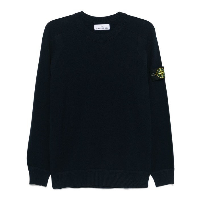 스톤 아일랜드 피케 위브 스웨트셔츠