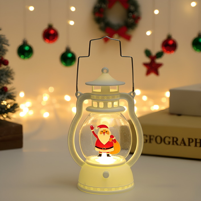 하이프 크리스마스 감성 소품 LED 조명 무드등 데코 장식, 선물보따리산타, 1개