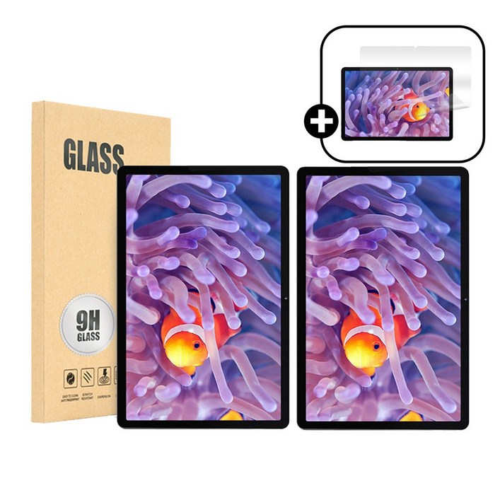 아이디스킨 레노버 탭 P11 11인치 풀커버 강화유리 2매  액정 보호필름 1매 증정 xiaoxin Pad, 1개