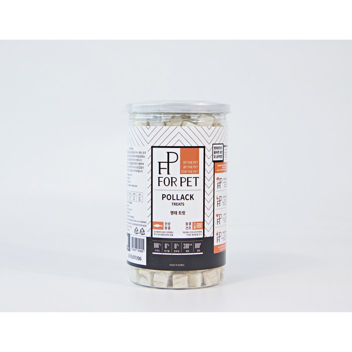 강아지간식 고양이간식포펫 동결건조 명태트릿100g, 명태트릿100g