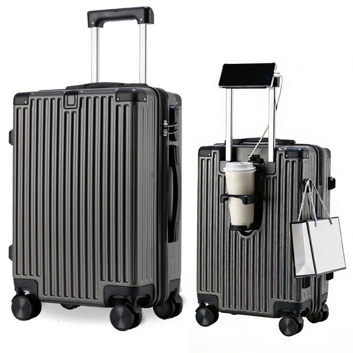 NewBoy 캐리어  3년무상AS 초경량 PCABS 하드쉘 캐리어 2024인치 확장형 대용량 USB 기능 기내용 여행용 가방