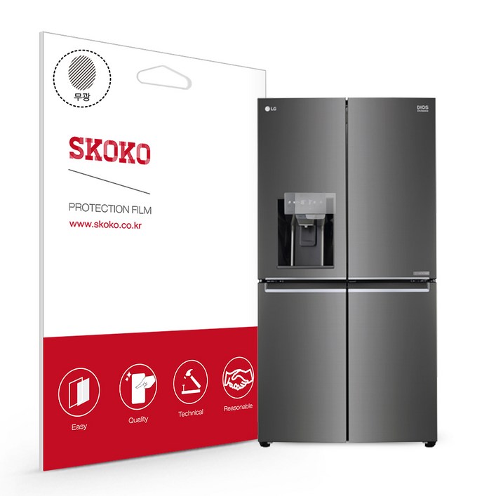 스코코 LG 디오스 정수기 냉장고 J821SB35 제어창 액정보호필름, 단품 - 쇼핑앤샵