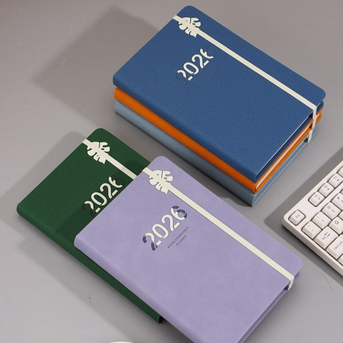 코스모눅 2026 다이어리 A5 위클리 먼슬리 플래너, 딥블루