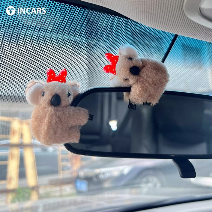 오토티엔 인카스 코알팝 자동차 코알라 피규어 대쉬보드 네비게이션 장식 꾸미기 용품 소품, 1개, 베이지beige