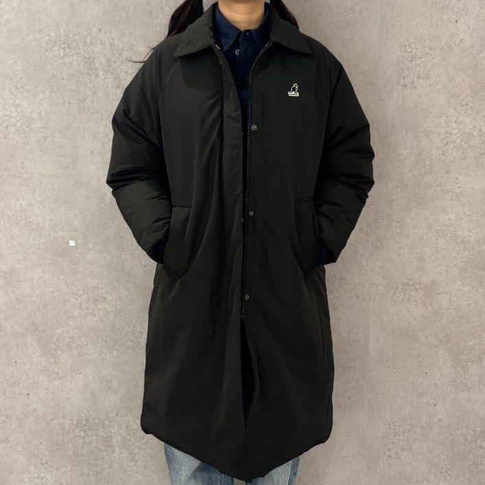 [국내정식매장] 캉골 자켓 Kangol 우먼스 맥 다운 코트 8557 블랙 점퍼