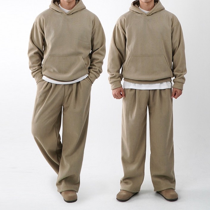 당일출고 골덴 양털 스웻셋업 남자기모트레이닝세트