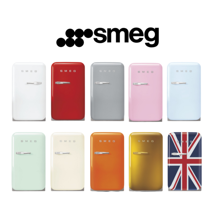 스메그 냉장고 미니 FAB5R0R5  색상 선택 관부가세 포함