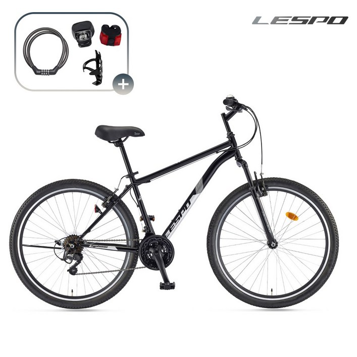 2026 삼천리자전거 레스포 27.5 태풍 SF 유사 MTB 21단, 1개, 170cm, 블랙90조립