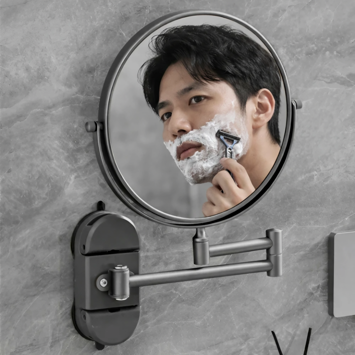 라이프리 프리미엄 무타공 흡착 양면 면도거울