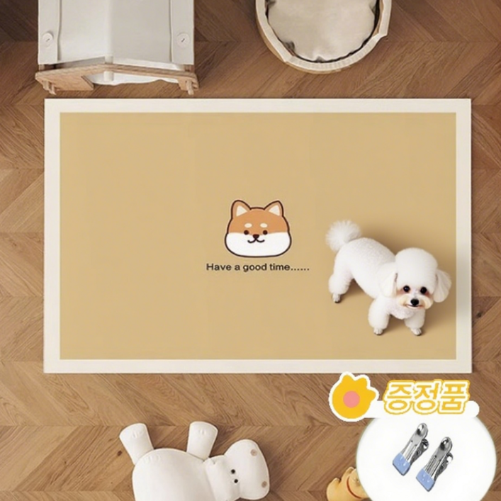 티지피 방수 거실 매트 강아지매트 미끄럼 방지 매트 인테리어 매트 논슬립 매트