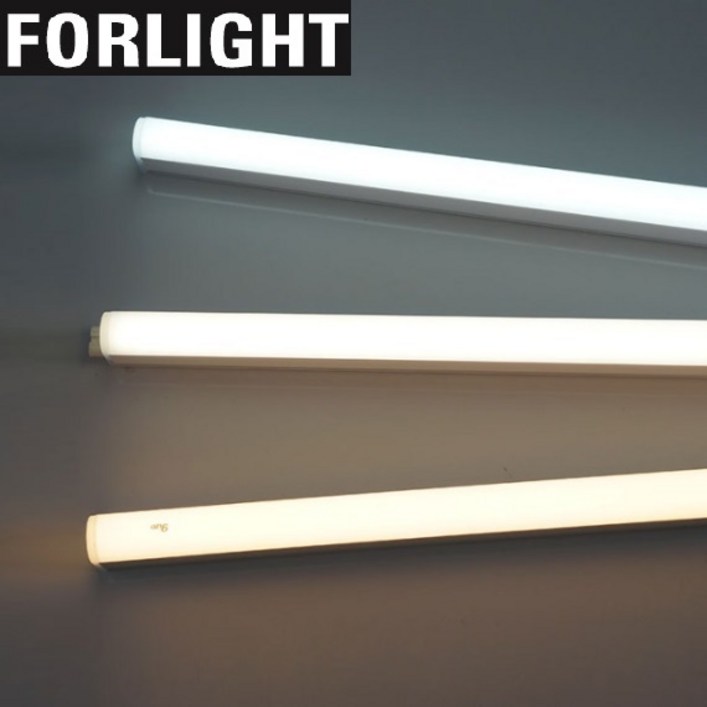 포라이트 LED T5 천장등 1200mm 전구색노란불빛 간접조명 일반