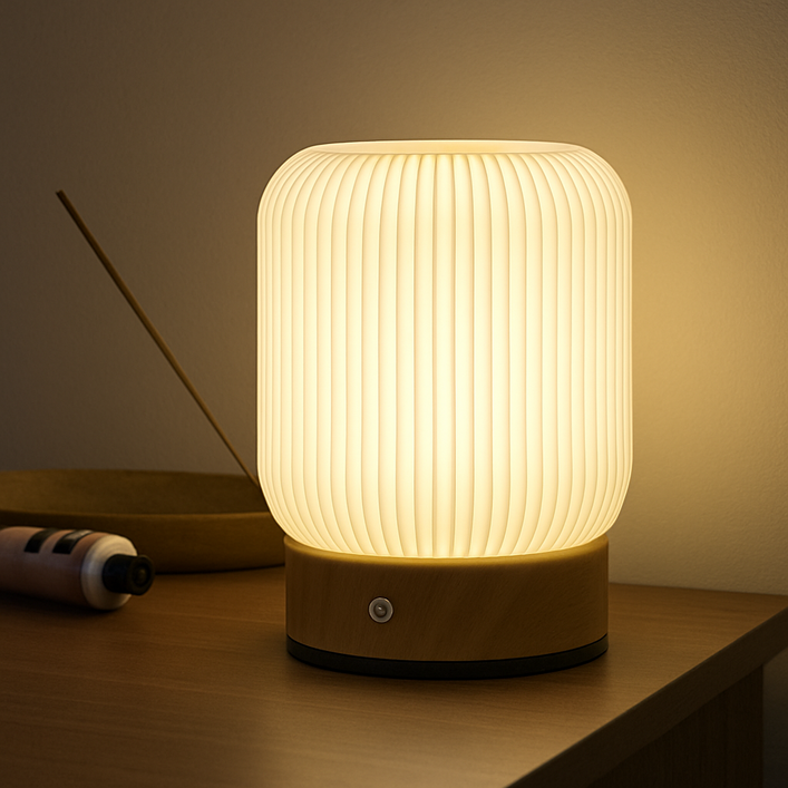 도르리 우디 LED 무드등 인테리어 조명 테이블 램프 수면등 취침등 수유등 신생아 침대