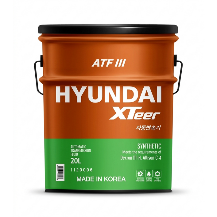 현대 엑스티어 XTeer ATF3 20L 자동미션오일 자동변속기
