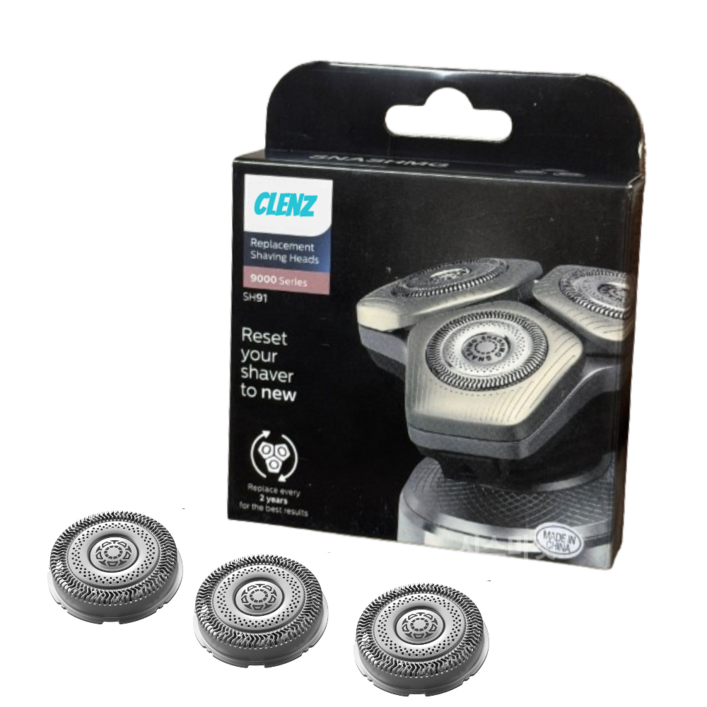필립스 9000 면도날 SkinIQ S9000 프레스티지 면도기날 호환용 sh91 + 청소브러쉬