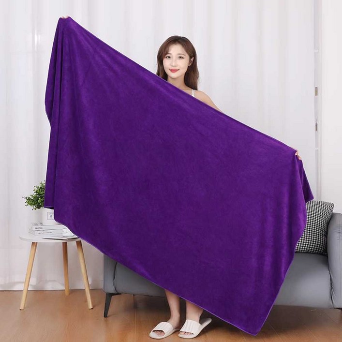 대형 수건 샤워 극세사 가운 흡수성 건조