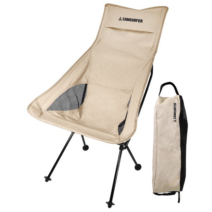 캠서퍼 감성 캠핑 목받침 초경량 릴렉스 접이식 캠핑의자