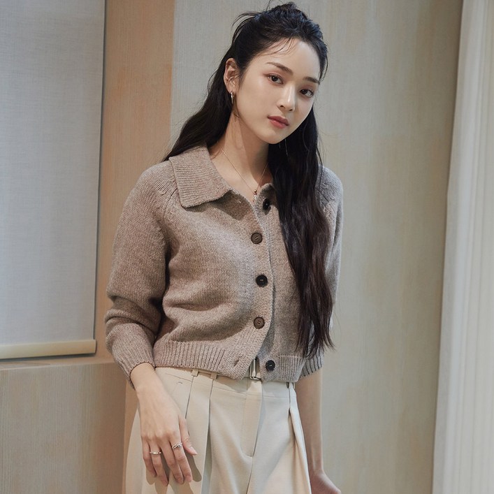 [24 F/W] 카라 니트 가디건 ITO9ZCD740