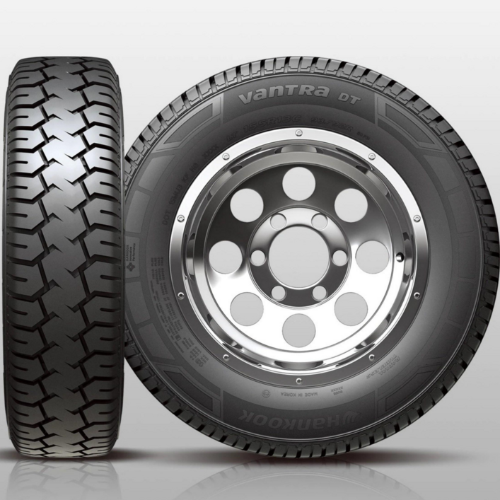 한국타이어 145 13 10PR 포터2/봉고3 1톤 화물차 뒤타이어 / DU05 1451310PR