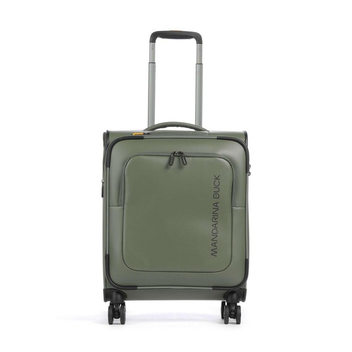 만다리나 덕 Mandarina Duck 에코 코팅 스피너 4개 바퀴 카키 55cm 여행 가방 캐리어 475015