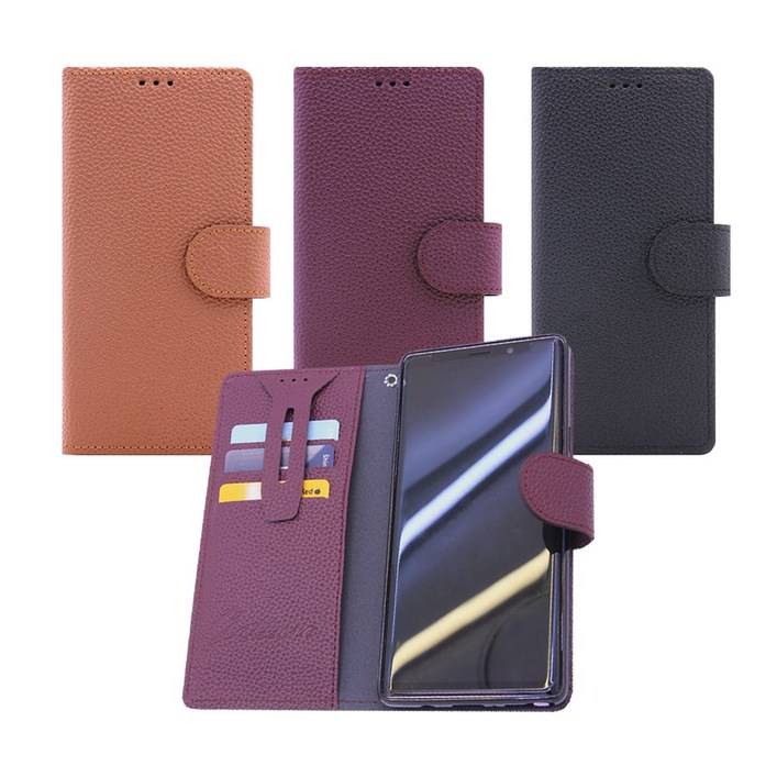 카투소 오플 갤럭시 A54 퀀텀4 폰모델 A546 전용 카드수납 다이어리 천연 소가죽 폰케이스