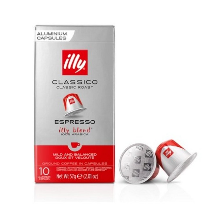 일리 네스프레소 호환 클래식 로스트 에스프레소 그라운드 캡슐커피, 5.7g, 10개입, 2개, 5.7g
