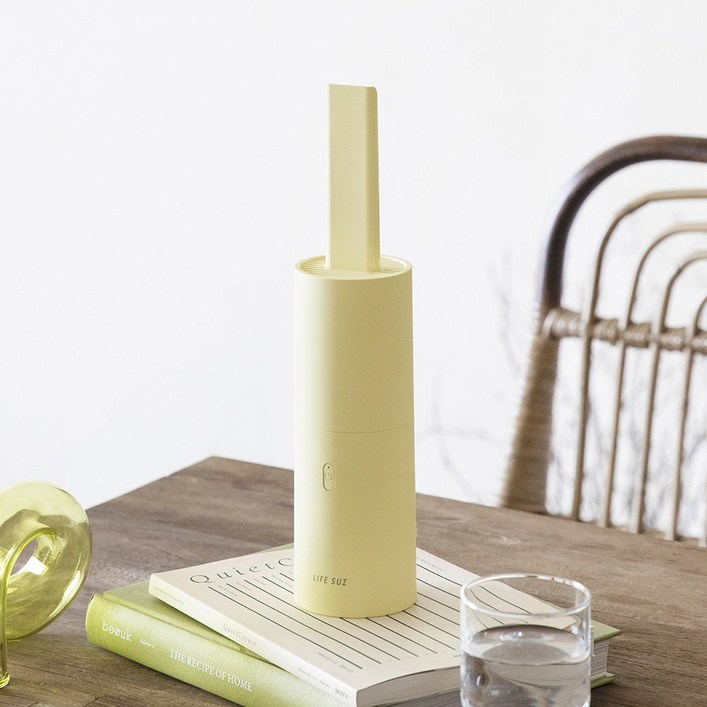 라이프썸 핸디형 무선 충전 청소기 2세대LFSHA173종노즐전용 파우치 휴대용 차량용 다용도 핸디청소기 무선청소기, LFSHA17, 레몬타르트