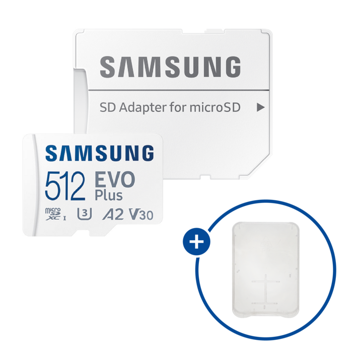 삼성sd카드 삼성전자 공식인증 정품 마이크로SD 카드 EVO PLUS MB-MC512KA/KR + SD카드 케이스