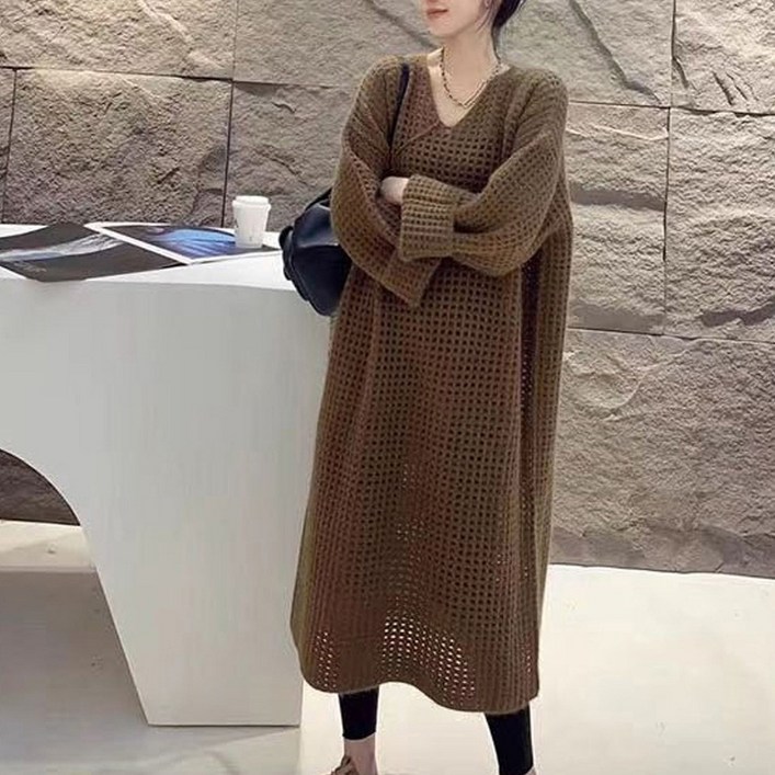 손이가는 니트 롱원피스