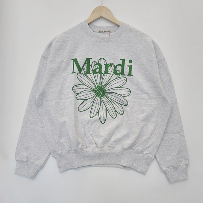 마르디메크르디 맨투맨꽃 플라워 스웻셔츠