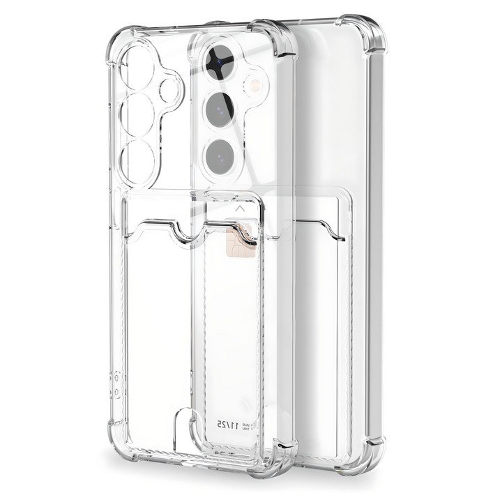 모란카노 업워드 카드 수납 범퍼 젤리 휴대폰 케이스 2p