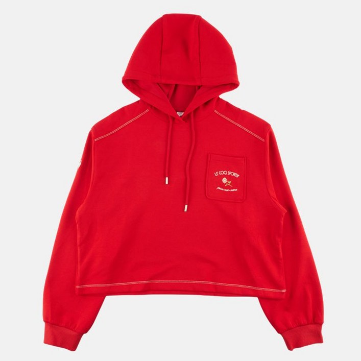 르꼬끄 여성 루즈핏 터블텐션 후드 티셔츠 QP322OHD71