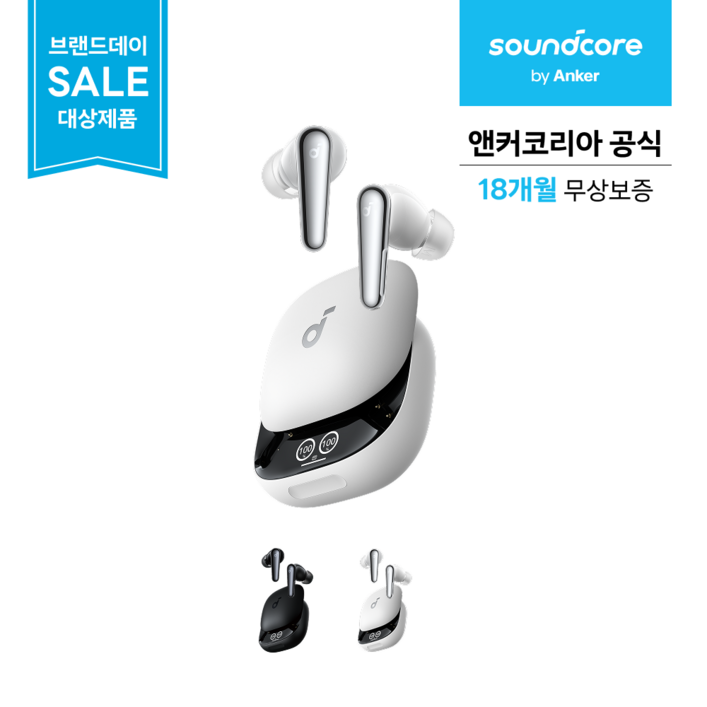 앤커 사운드코어 리버티4 프로 노이즈캔슬링 블루투스 이어폰 A3954, 화이트 앤커 사운드코어 리버티4 프로 노이즈캔슬링 블루투스 이어폰 A3954, 화이트