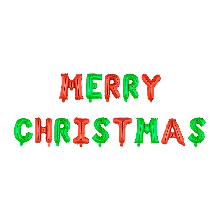 아트포유 메리 크리스마스 풍선 세트 MERRY CHRISTMAS