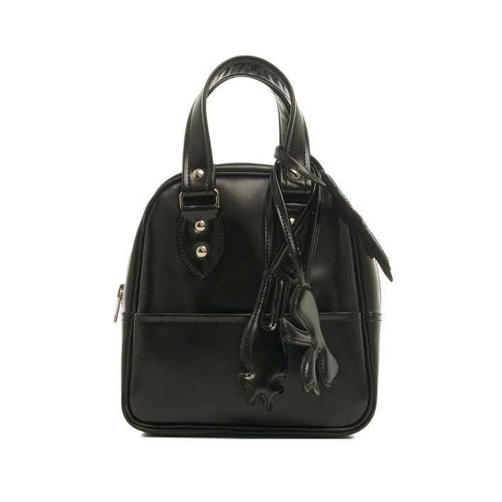 꼼데가르송걸 플라워 탑 핸들 숄더 백