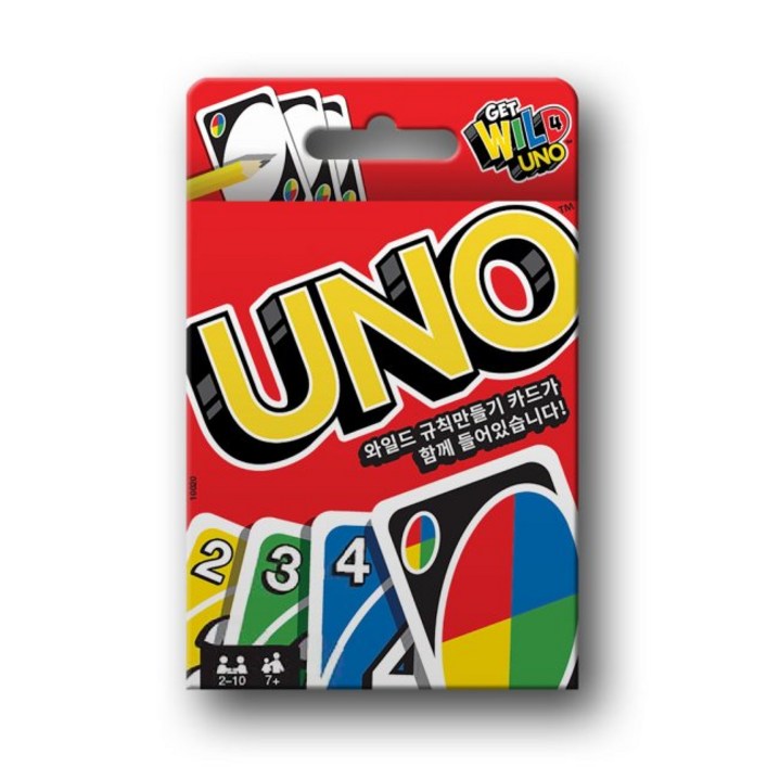 UNO 카드 게임, 혼합색상, 1개