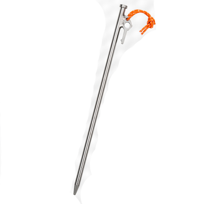 티토 티타늄 텐트용 텐트팩 텐트못 20cm 30cm 40cm, 6개