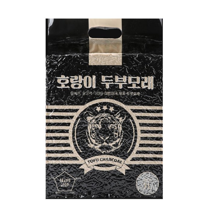 호랑이 두부모래 고양이모래 호랑이 두부모래 고양이모래