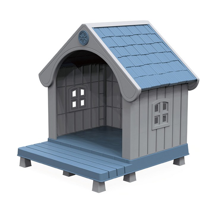 지오리빙 DB035A 베란다 강아지집 개집 중형견 대형견 초대형견 야외 마당 견사 애완견 하우스 사계절