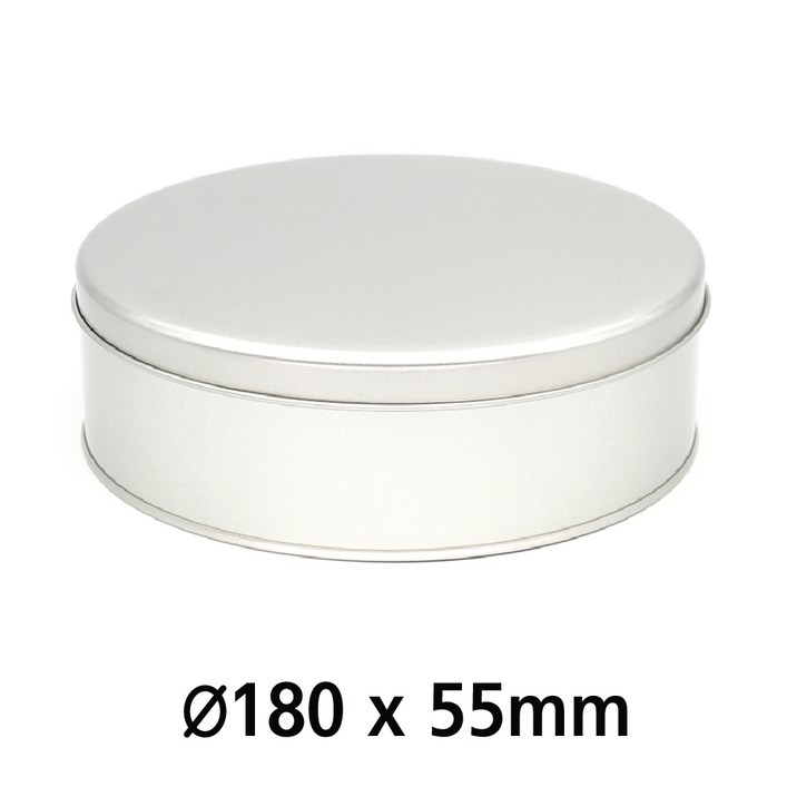 R120 은색 틴케이스, 은색, 1개