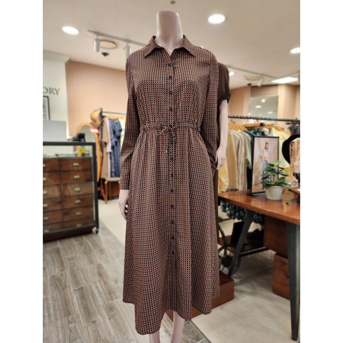 BCBG [올앤선드리] A페퍼민트PRINT OP  - A3F7O672  56   [D/NAVY]