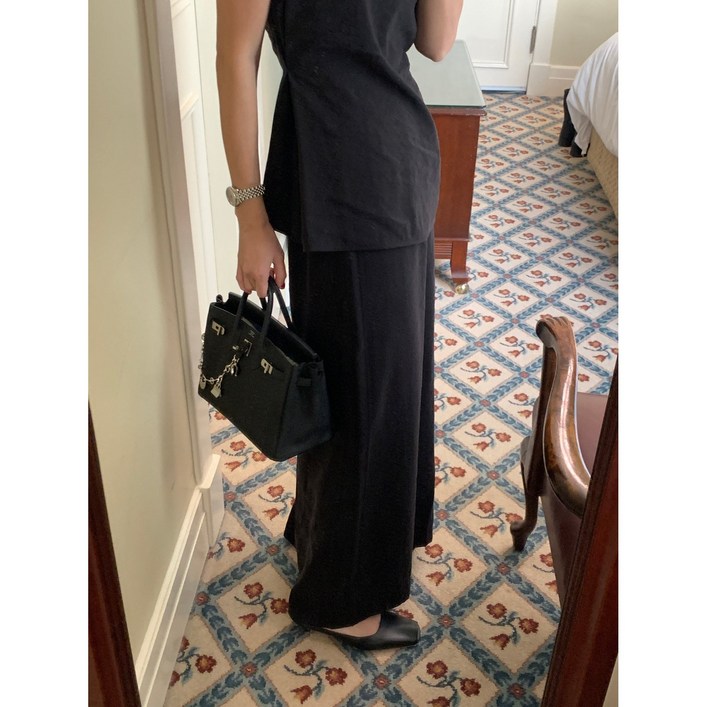 underson 언더슨 릿지 롱 스커트