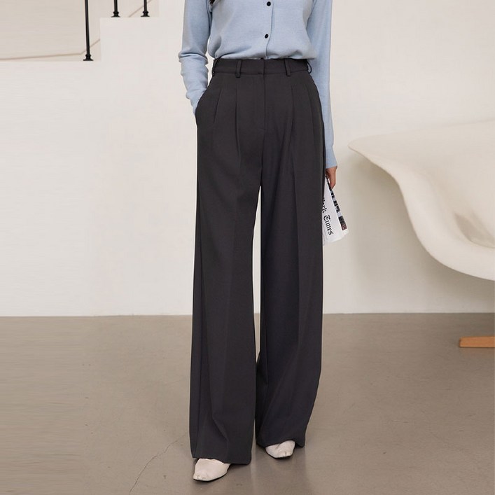 숏기본롱 링클프리 비죠 핀턱 슬랙스 #710877