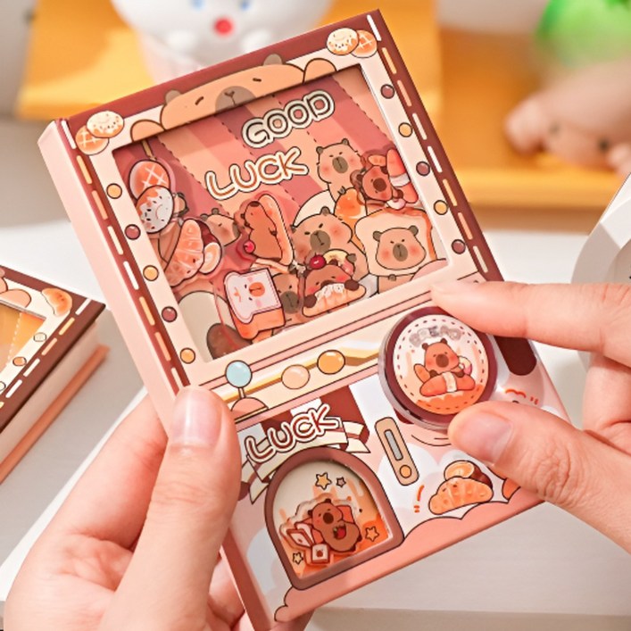 웰로비 카피바라다이어리 카피바라 포토 다이어리 파우치 문구