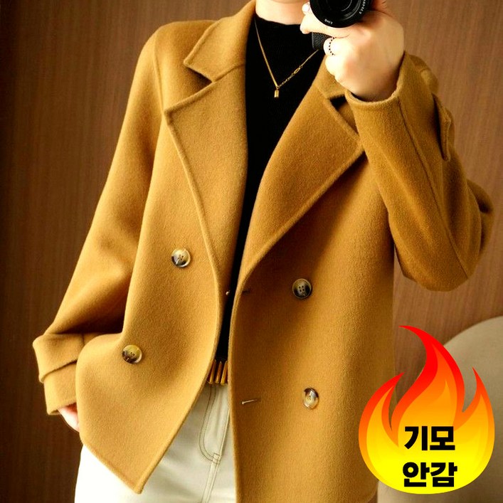 Modern Fashion 트렌치 하프 여성 정장 자켓 루즈핏 데일리 코트 Modern Fashion 트렌치 하프 여성 정장 자켓 루즈핏 데일리 코트