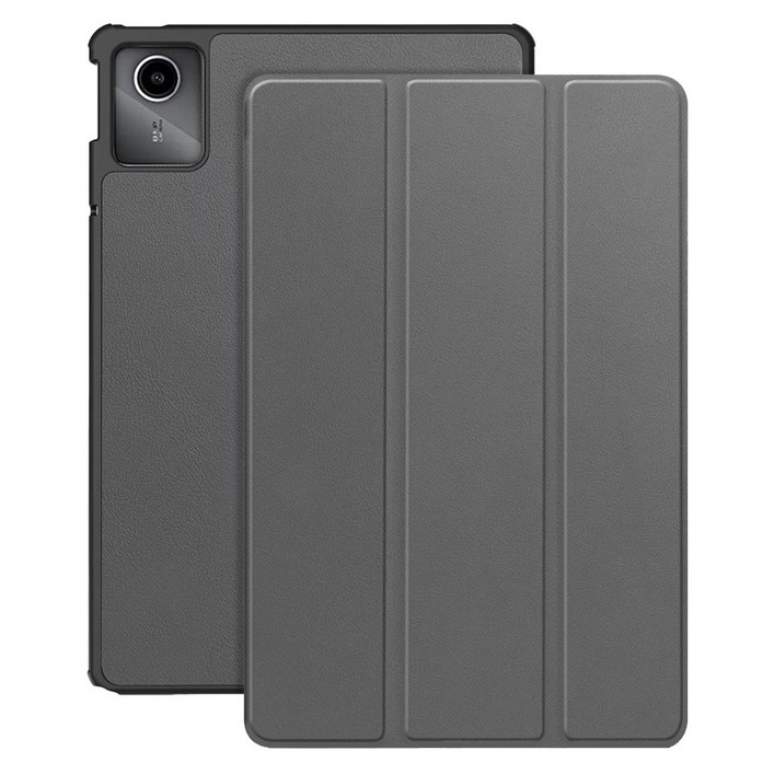 레노버 탭 M11 샤오신패드 2024 호환 슬림핏 스마트 북커버 케이스 TB331FC TB330FU, 그레이