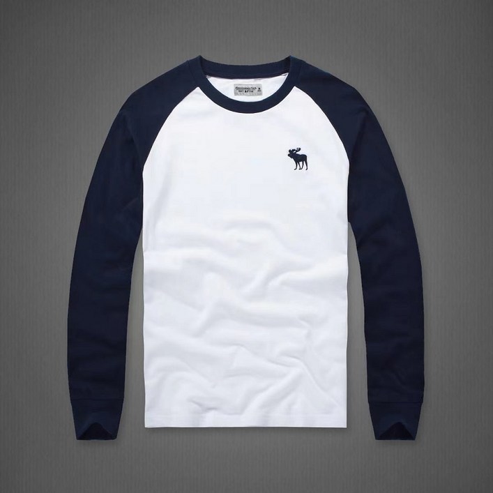 HOLLISTER 남성 긴팔 라운드넥 캐주얼 티셔츠 HOLLISTER 남성 긴팔 라운드넥 캐주얼 티셔츠