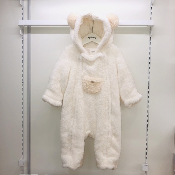 아가방(야탑점) 50%SALE  보들보들 귀여운 쫑긋 귀~ 손발 뒤집어서 보온 가능한 겨울 우주복입니다~~#출산선물 #임신선물 #신생아선물 #백일선물