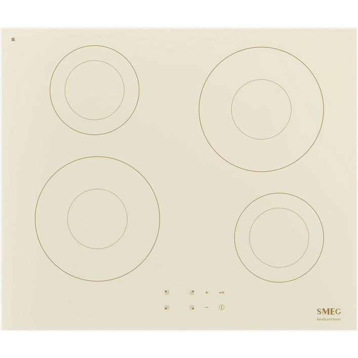 스메그 SI2641DP 4구 인덕션 60cm 크림 주방 인테리어 리모델링 레트로 화이트